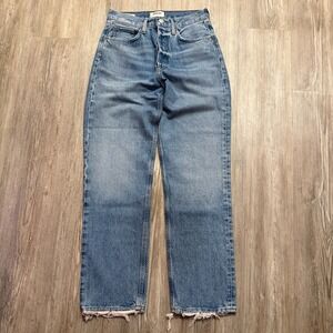 Agolde Womens 25 90's Light Wash Jeans